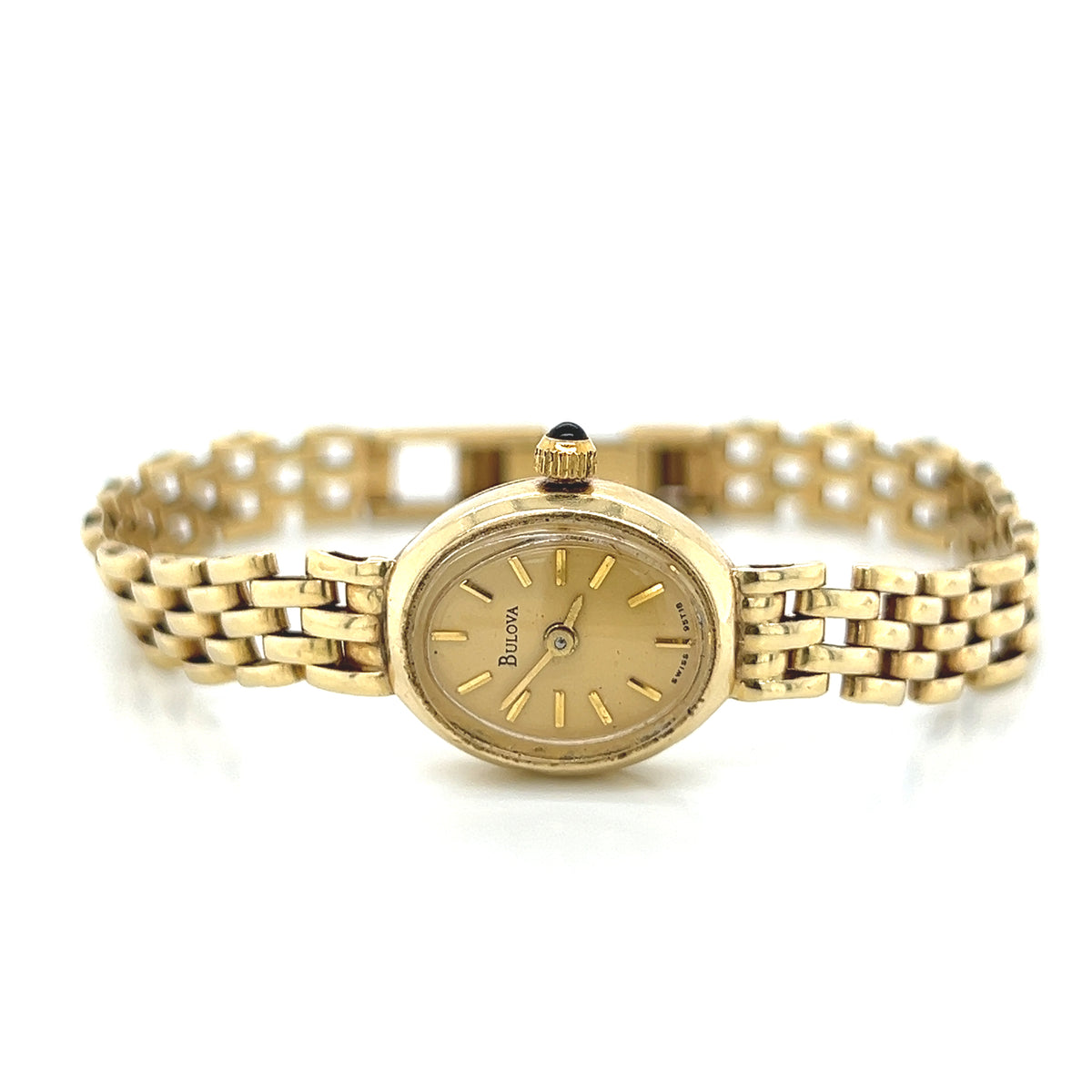 14K Yellow Gold Bulova Ladies Quartz Watch