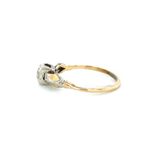 Load image into Gallery viewer, Vintage 14K Gold .41ct Transitional Cut Diamond Engagement Ring