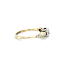 Load image into Gallery viewer, Vintage 14K Gold .41ct Transitional Cut Diamond Engagement Ring