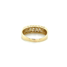 Load image into Gallery viewer, 14K Yellow Gold Channel Set Diamond Diagonal Band