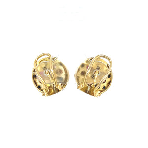 14K Yellow Gold Multi-Stone Thai Princess Earrings