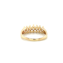Load image into Gallery viewer, 14K Yellow Gold Marquise Cut Graduating Diamond Band