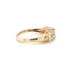 Load image into Gallery viewer, 14K Yellow Gold Marquise Cut Graduating Diamond Band