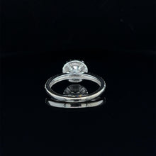 Load image into Gallery viewer, 14k White Gold 1.06ctw Lab Diamond Halo Engagement Ring