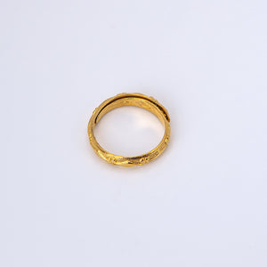 24k .999 Solid Yellow Gold Adjustable Asian Band