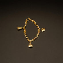 Load image into Gallery viewer, 24k YG .999 Gold asian Charm Baby Bracelet