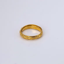 Load image into Gallery viewer, 24k .999 Solid Yellow Gold Adjustable Asian Band