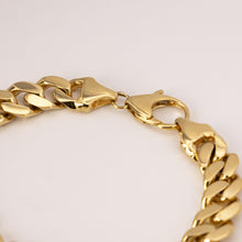 Load image into Gallery viewer, 14k Yellow Gold Solid Cuban Link Bracelet