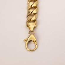 Load image into Gallery viewer, 14k Yellow Gold Solid Cuban Link Bracelet