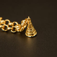 Load image into Gallery viewer, 24k YG .999 Gold asian Charm Baby Bracelet