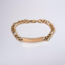 Load image into Gallery viewer, 10k Rose Gold 9 Inch Cuban Link Men&#39;s ID Bracelet