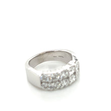 Load image into Gallery viewer, 18K White Gold Hearts on Fire 1.50ctw Diamond Band