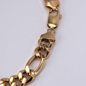 10k Rose Gold 9 Inch Cuban Link Men's ID Bracelet