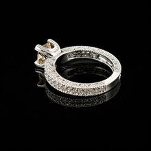 Load image into Gallery viewer, 14K White Gold 1.5 CT Chocolate Cushion Diamond Ring