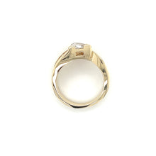 Load image into Gallery viewer, Modernist 14K Yellow Gold .65ct Trilliant Diamond Band