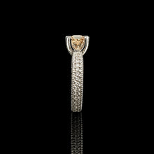 Load image into Gallery viewer, 14K White Gold 1.5 CT Chocolate Cushion Diamond Ring