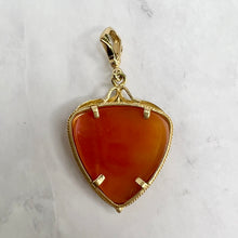 Load image into Gallery viewer, 18K Yellow Gold Fratelli Chini Shell Cameo Enhancer Pendant