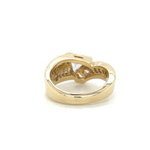 Load image into Gallery viewer, Modernist 14K Yellow Gold .65ct Trilliant Diamond Band