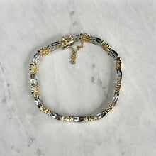 Load image into Gallery viewer, 14K Two-Tone 2 Carat &quot;XO&quot; Diamond Tennis Bracelet