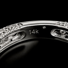 Load image into Gallery viewer, 14K White Gold 1.5 CT Chocolate Cushion Diamond Ring