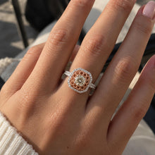 Load image into Gallery viewer, Vintage Inspired 14k Two-Toned Gold .60Ct Diamond Ring