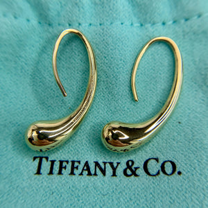 18k Yellow Gold Tiffany & Co. Elsa Peretti Earrings