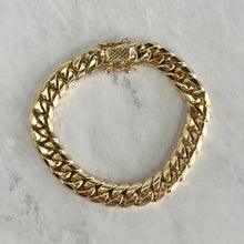 Load image into Gallery viewer, Heavy 18K Yellow Gold Miami Cuban Link Bracelet - 8&quot;