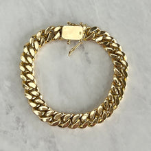 Load image into Gallery viewer, Heavy 18K Yellow Gold Miami Cuban Link Bracelet - 8&quot;