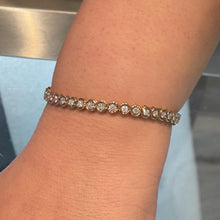 Load image into Gallery viewer, 14k Yellow Gold 4.5 ctw Tennis Bracelet