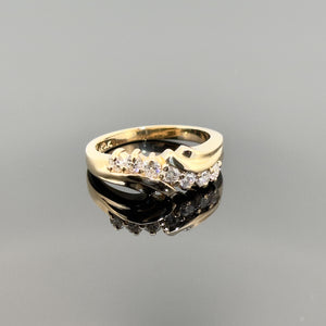 Vintage 14k Yellow Gold 0.50 ctw Diamond Ring