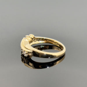 Vintage 14k Yellow Gold 0.50 ctw Diamond Ring