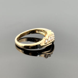 Vintage 14k Yellow Gold 0.50 ctw Diamond Ring