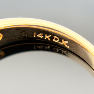 Vintage 14k Yellow Gold 0.50 ctw Diamond Ring