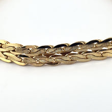 Load image into Gallery viewer, Vintage 18k Yellow Gold UnoAErre Byzantine womans Bracelet
