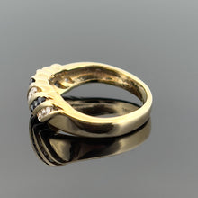 Load image into Gallery viewer, 14k Yellow Gold Sapphire and Diamond Ring