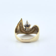 Load image into Gallery viewer, 14k YG 1 CT Pear-Shaped Diamond Statement Ring