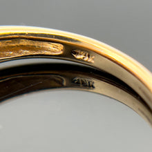 Load image into Gallery viewer, 14k YG Pave Set Ruby and Gold Gemstone Band
