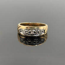 Load image into Gallery viewer, Vintage 1916 14k Yellow Gold and Diamond Ring