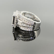 Load image into Gallery viewer, 10k White Gold Natural Diamond Engagement Ring