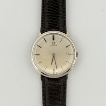 Load image into Gallery viewer, Vintage 1960's Omega Watch 14k WG Gold  Slim Cal. 620 D6729
