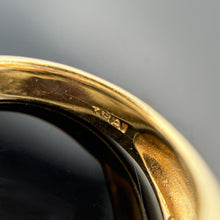 Load image into Gallery viewer, 14K Yellow Gold Vintage 4CT Amethyst Bezel Set Statement Ring