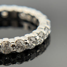 Load image into Gallery viewer, 14K White Gold 3.2CT Diamond Eternity Band