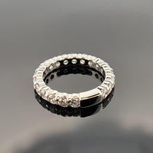 Load image into Gallery viewer, 14K White Gold 3.2CT Diamond Eternity Band