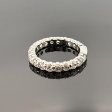 Load image into Gallery viewer, 14K White Gold 3.2CT Diamond Eternity Band