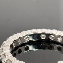 Load image into Gallery viewer, 14K White Gold 3.2CT Diamond Eternity Band