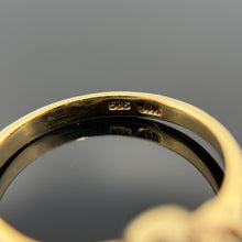 Load image into Gallery viewer, Elegant 14K Yellow Gold Emerald Ring with Diamond Accents