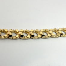 Load image into Gallery viewer, Vintage 14K Gold Nugget Bracelet | Fine Yellow Gold Jewelry