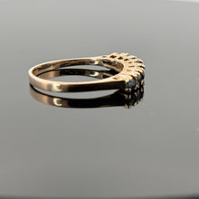 Load image into Gallery viewer, Vintage 10k Yellow Gold and Blue Sapphire ring