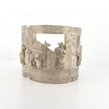 Load image into Gallery viewer, Rare Vintage Peruvian Story Bracelet | Handcrafted  Silver Panel Bracelet