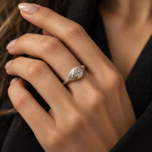 Load image into Gallery viewer, Vintage 18k White Gold Art Deco Diamond Ring